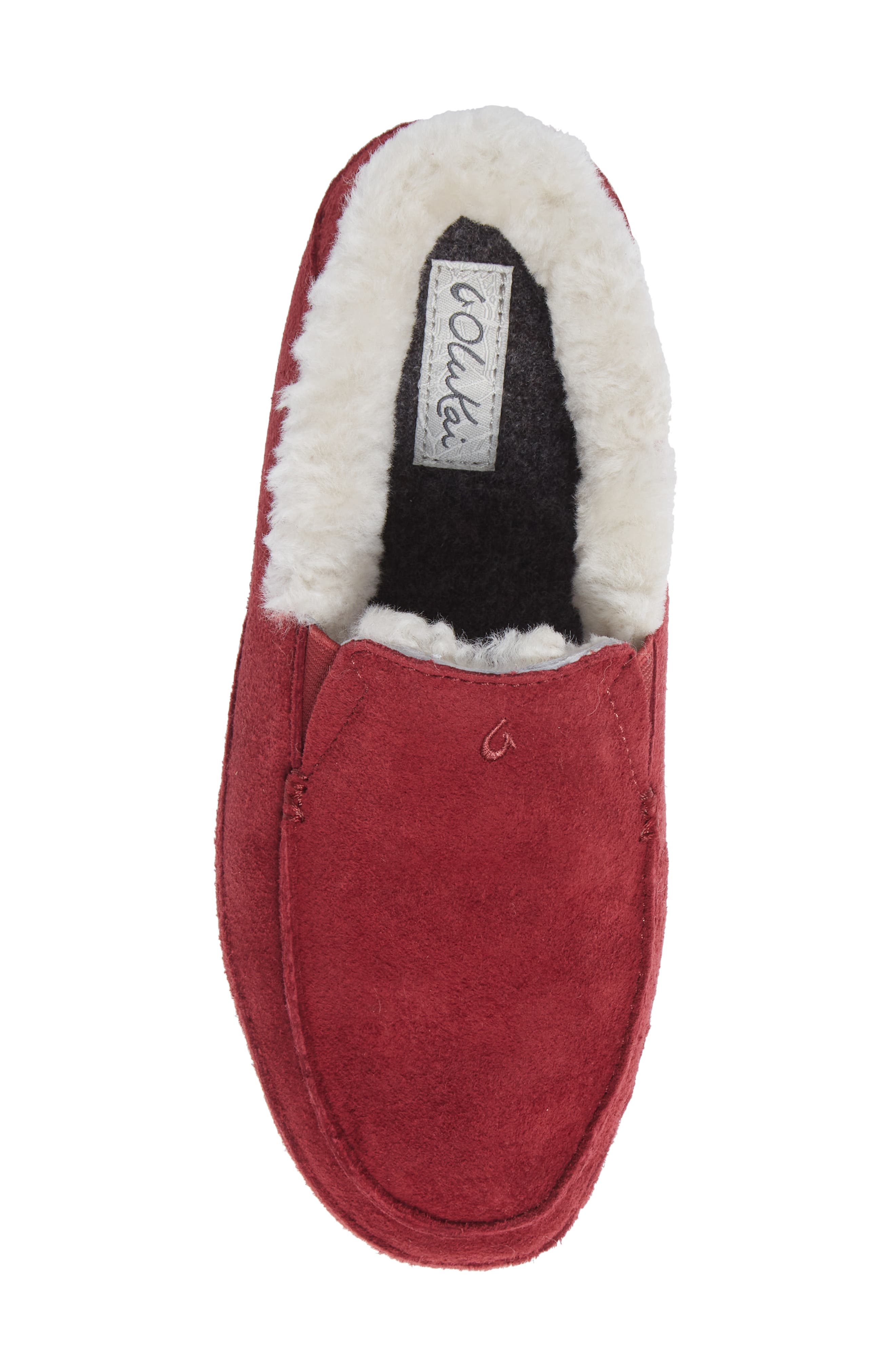 Ku'una Genuine Shearling Slipper, Alternate, color, LILIKOI