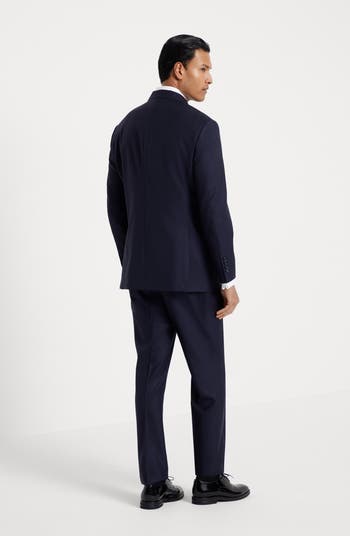 Tuxedo with one-and-a-half-breasted jacket