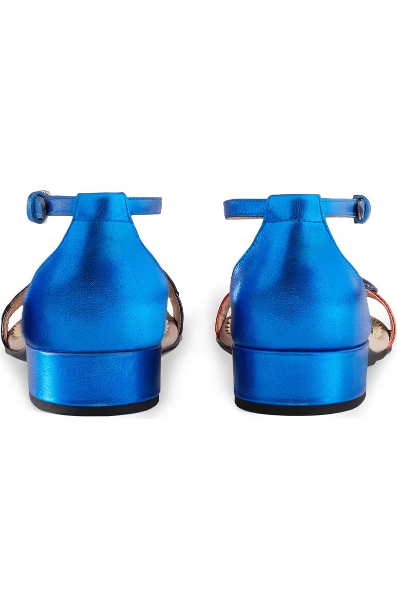 Gucci Bee Cerise Sandal, Alternate, color,