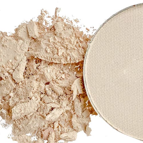 Honeybee Gardens Pressed Powder Eye Shadow Single In Matte Pale Cream Bisque