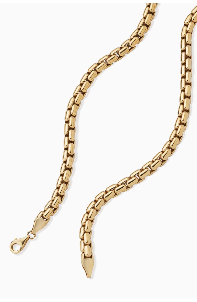 Oradina 14K Yellow Gold Round Bodega Box Bracelet, Alternate, color, Yellow Gold