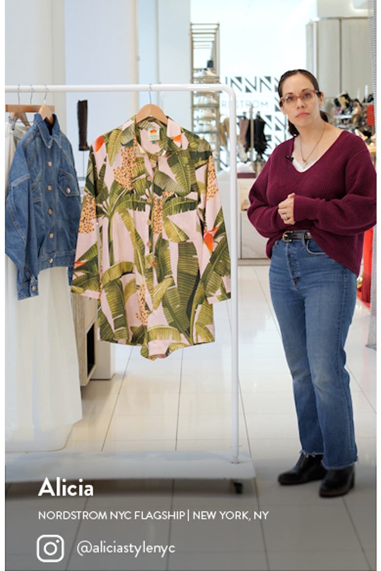 Banana Leaves Linen Blend Romper video