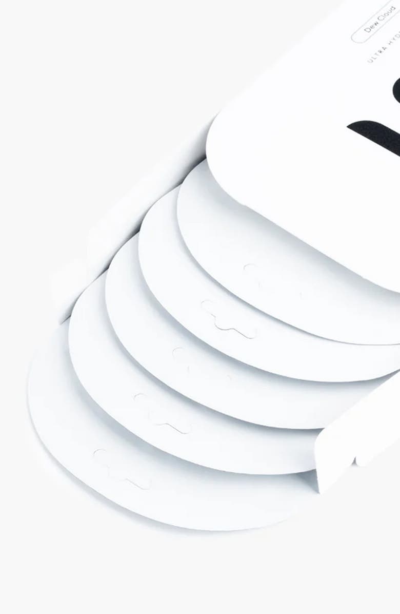 LOOPS Dew Cloud Ultra Hydrating Hydrogel Face Mask, Alternate, color, White