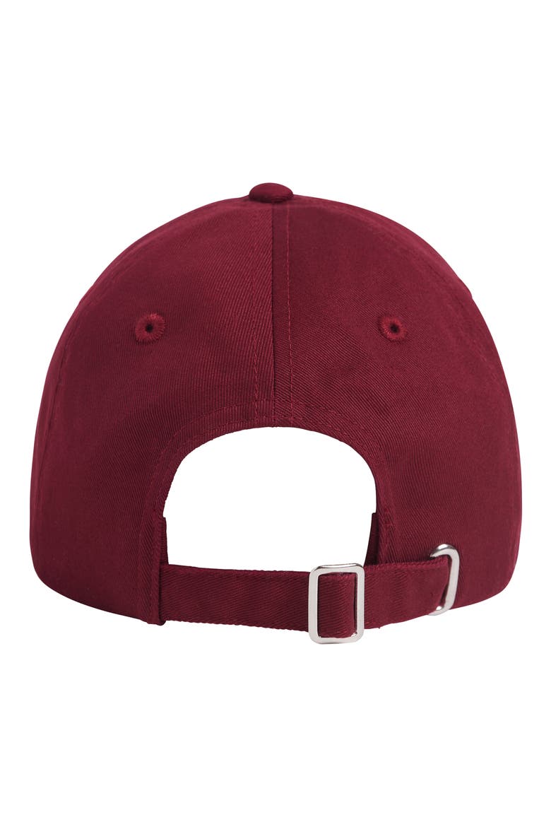 Classic Logo Cotton Twill Baseball Cap, Alternate, color, SANGRIA NIGHTS