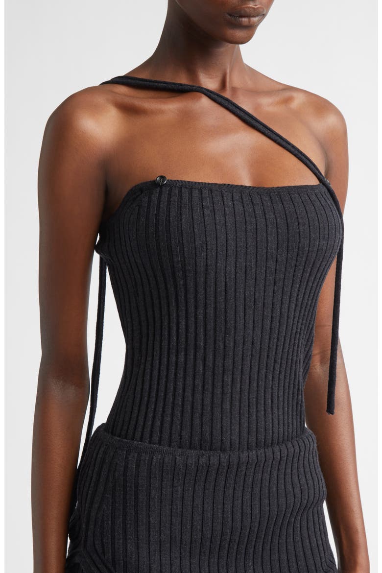 Convertible Merino Wool Sweater Camisole, Alternate, color, CHARCOAL MELANGE