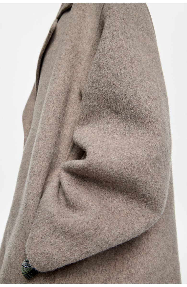 Bimba y Lola Short Double-Face Jacket, Alternate, color, Taupe