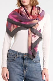 Vince Camuto Ikat Geo Square Scarf