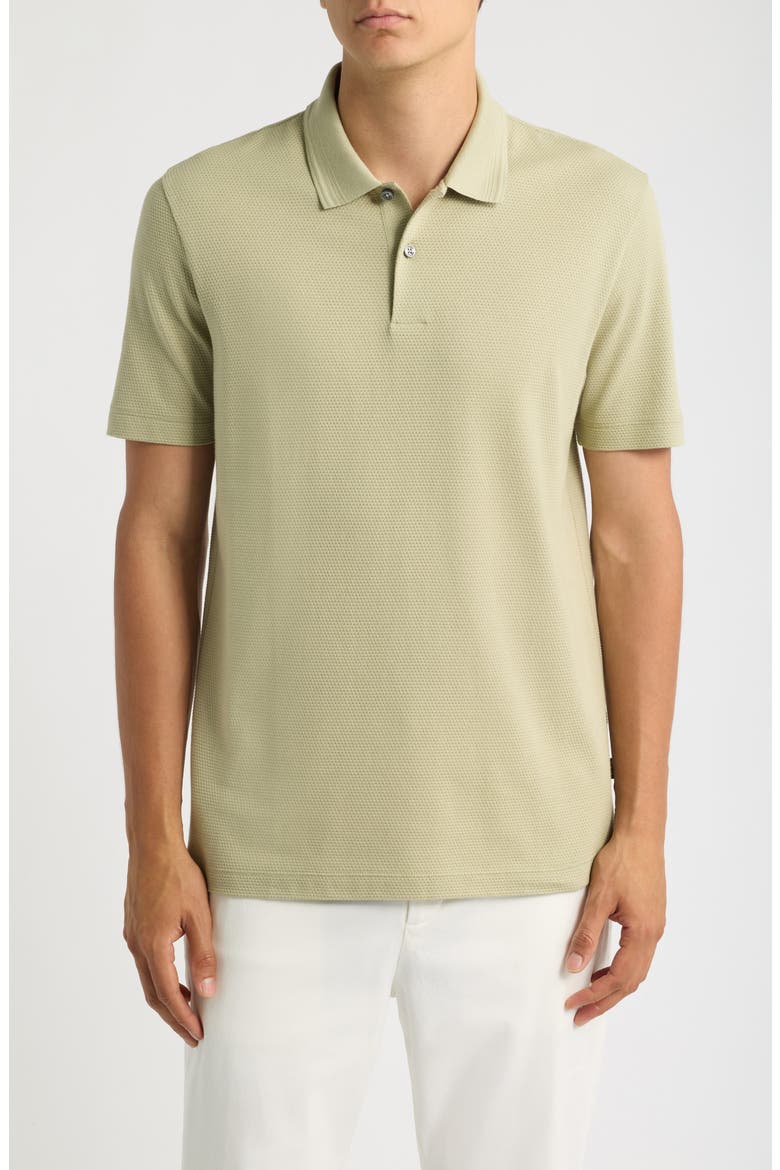 Parlay Short Sleeve Polo, Main, color, DARK BEIGE