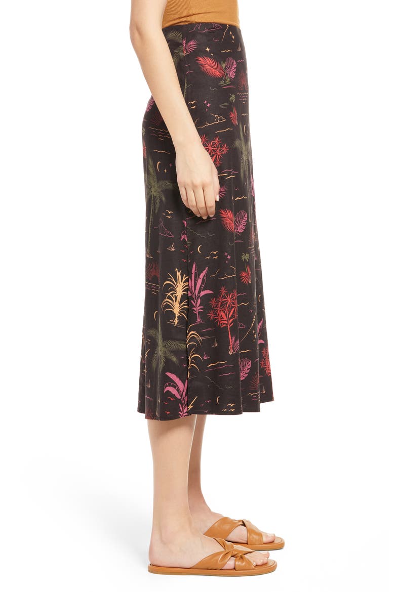 Ryan Midi Slip Skirt, Alternate, color, BEACH WIZARD PRINT