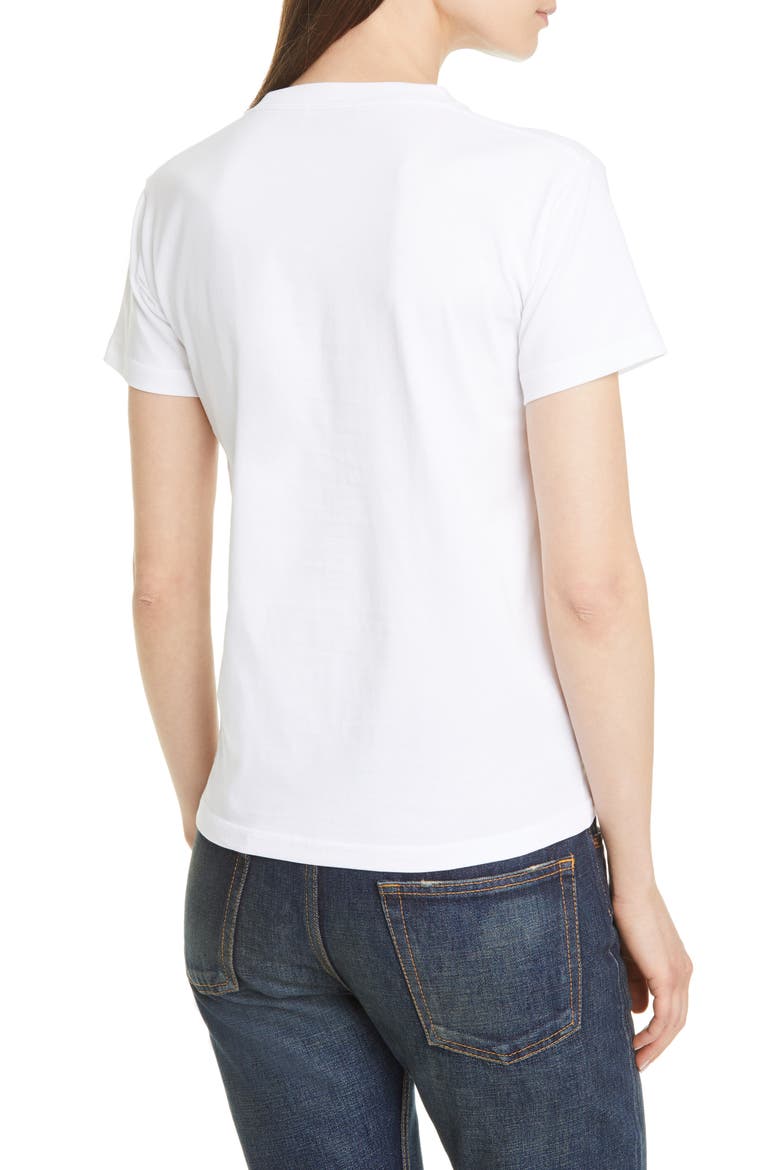 Small Logo Tee, Alternate, color, WHITE