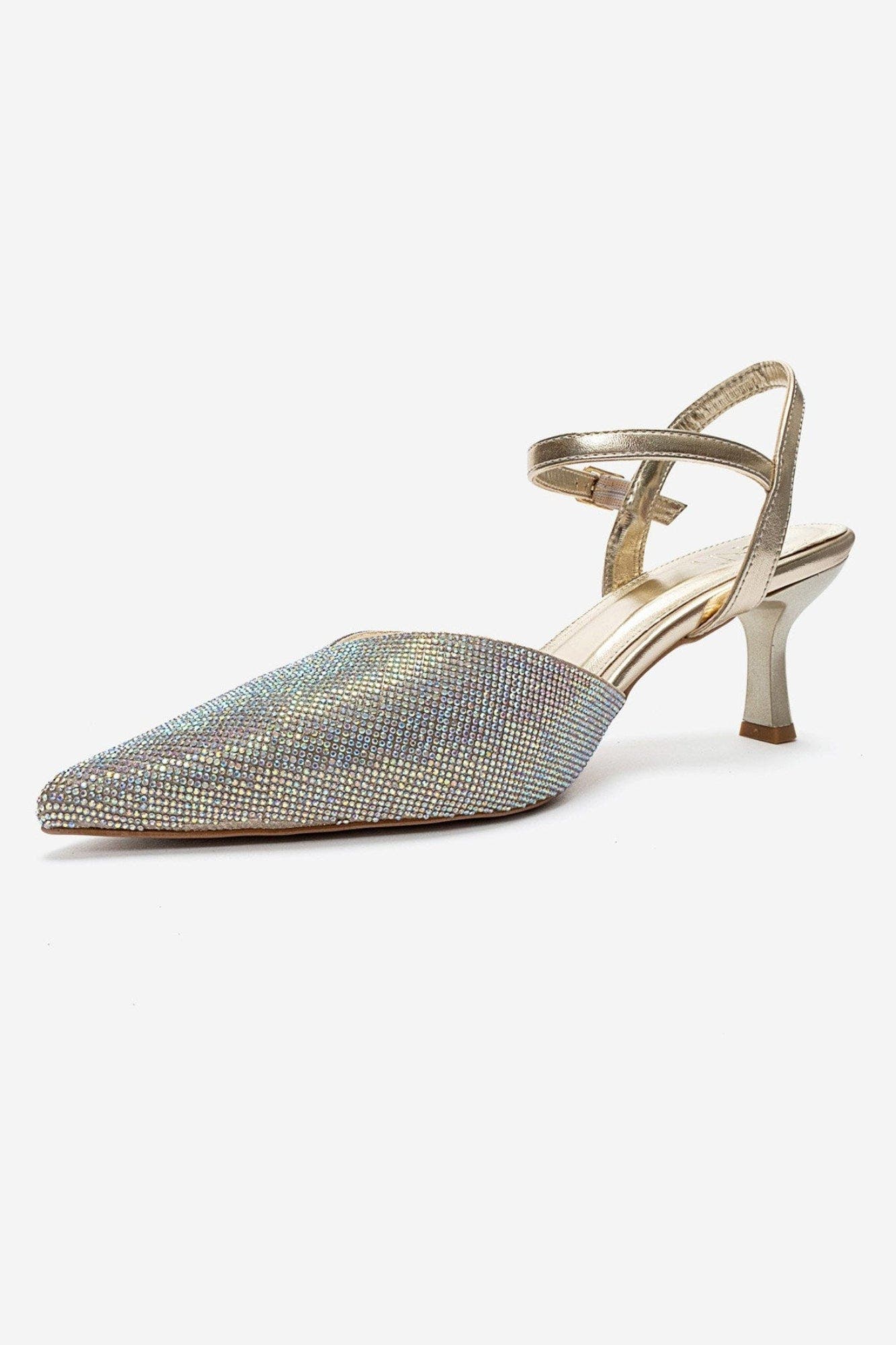 Nivora Stiletto Pump, Alternate, color, Gold Glitter