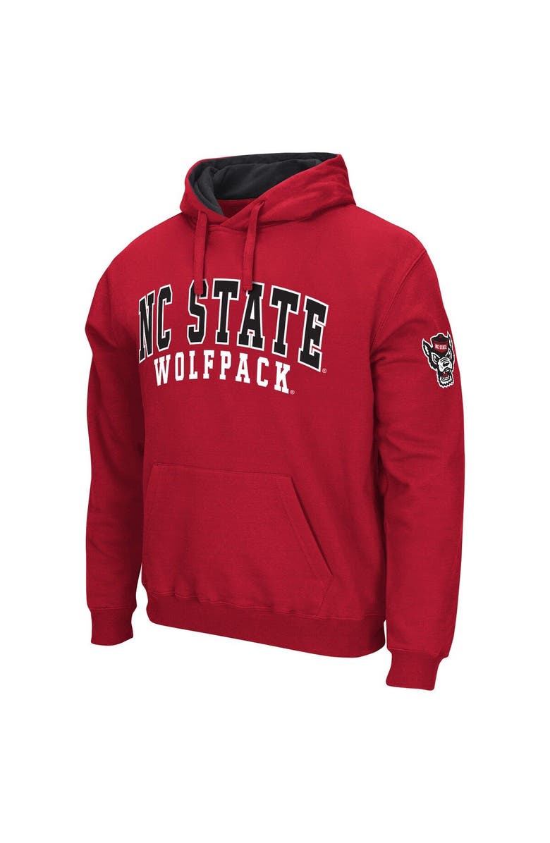COLOSSEUM Men's Colosseum Red NC State Wolfpack Double Arch Pullover Hoodie, Alternate, color, Red