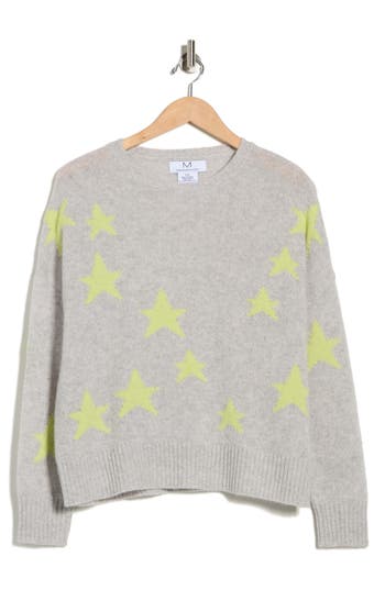 Magaschoni Star Cashmere Sweater In Gray