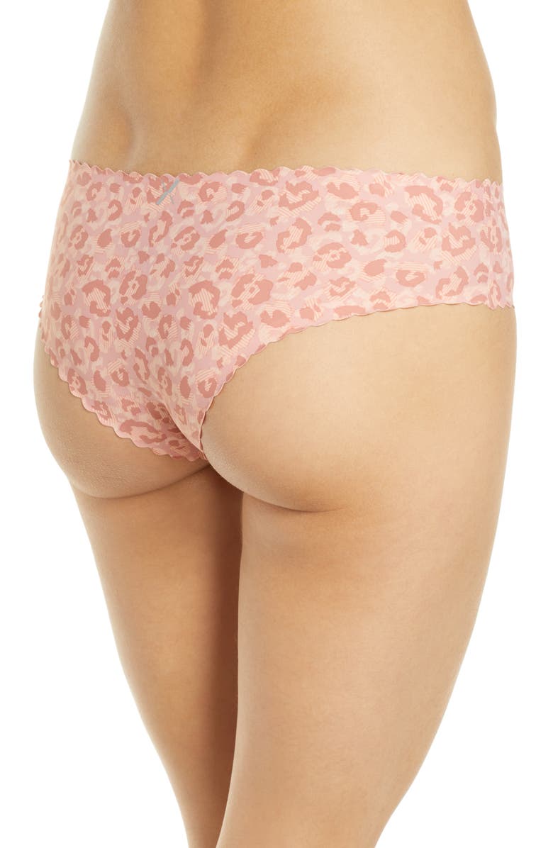 Knix Essential Scallop Cheeky Bikini, Alternate, color,