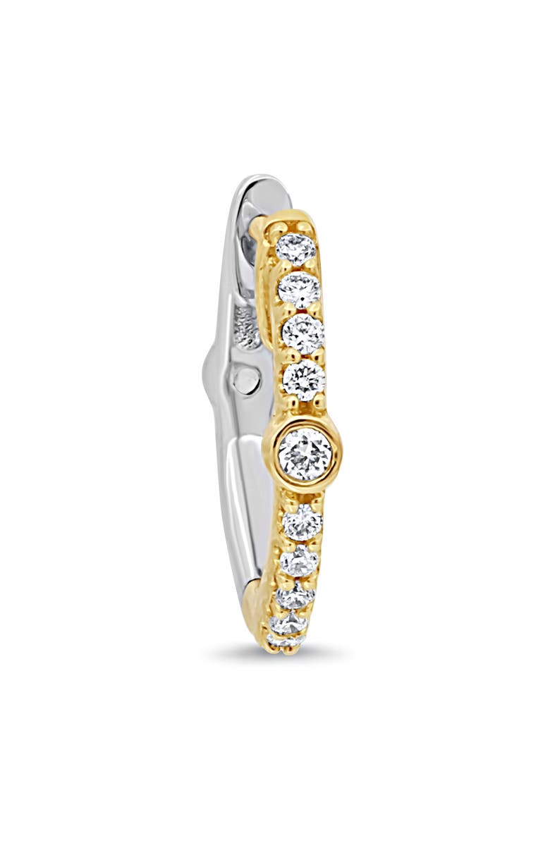 Bony Levy Maya Two-Tone 18K Gold Diamond Hoop Earrings, Alternate, color, 18K Two Tone
