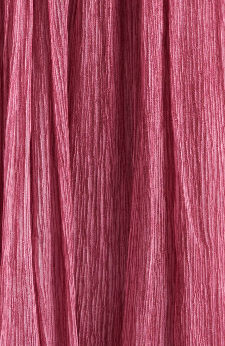 Ulla Johnson Freesia Chiffon Open Back Gown, Alternate, color, Amaranthus