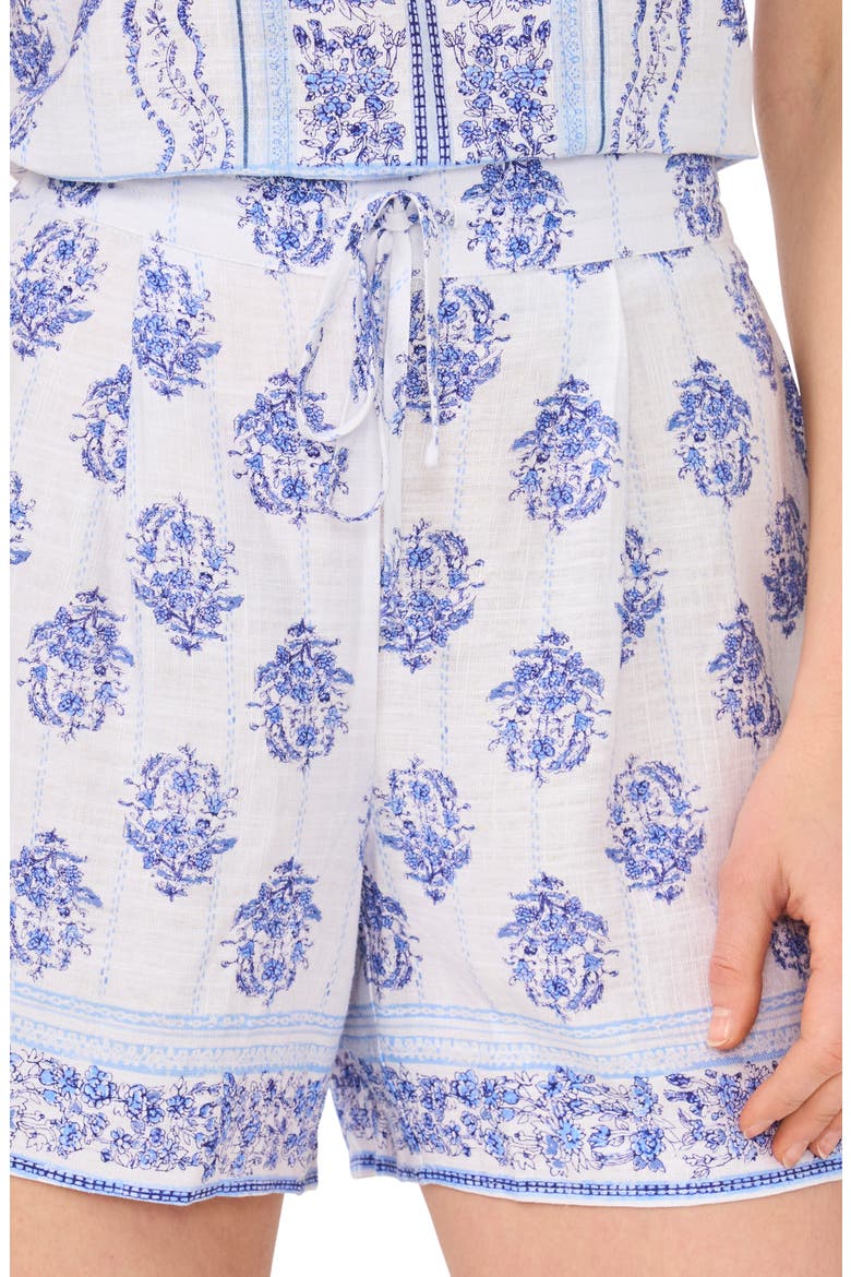 Boarder Print Tank & Shorts Set, Alternate, color, MOONLIGHT BLUE