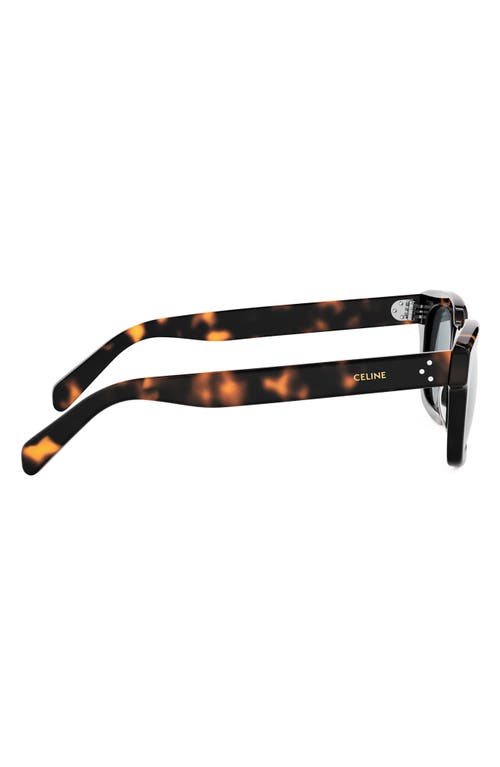 Celine Bold 3 Dots 50mm Square Sunglasses