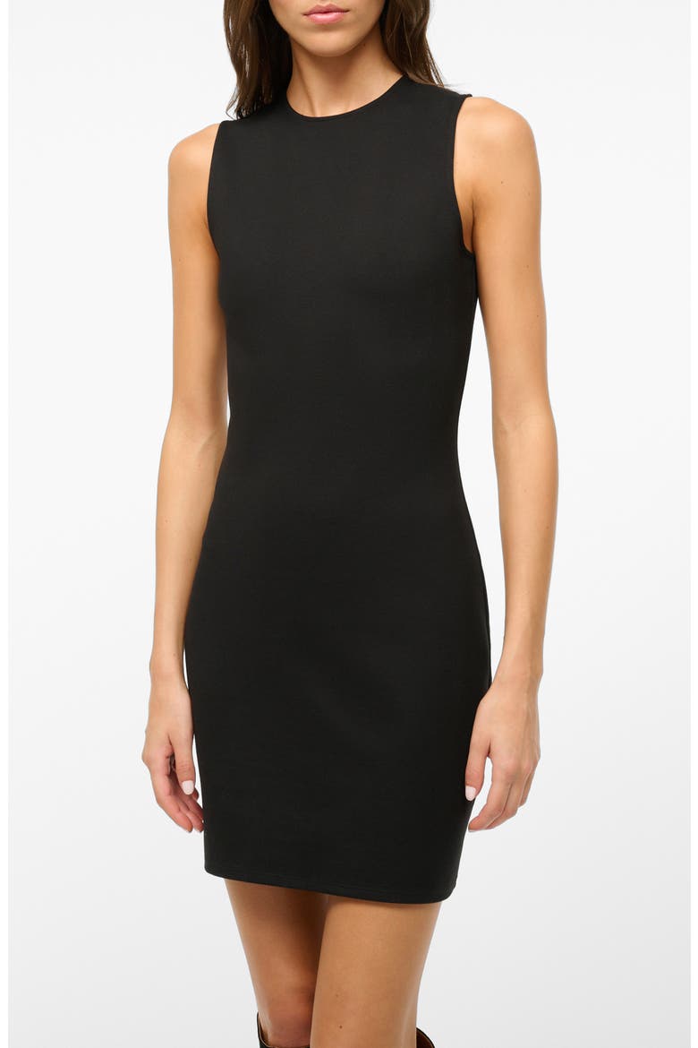 Mercer Sleeveless Minidress, Alternate, color, BLACK