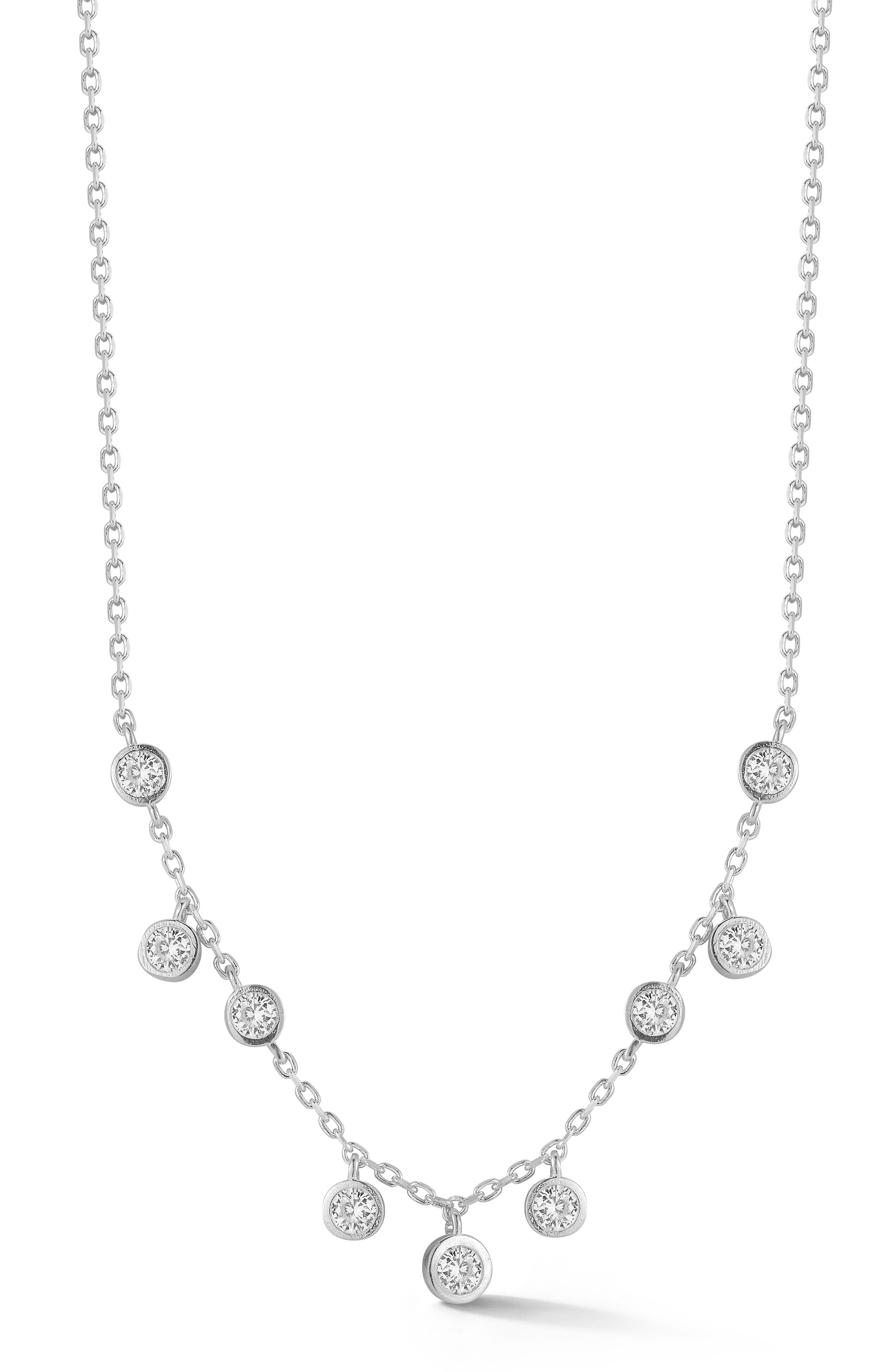 GLAZE JEWELRY Cubic Zirconia Charm Necklace