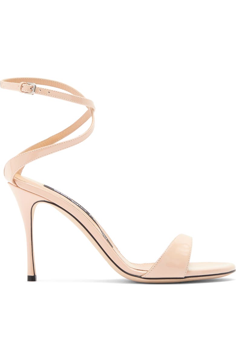 Sergio Rossi Ankle Wrap Sandal, Alternate, color,