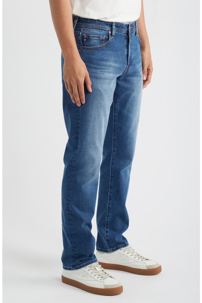 Slim Straight Leg Jeans, Alternate, color, GROVE