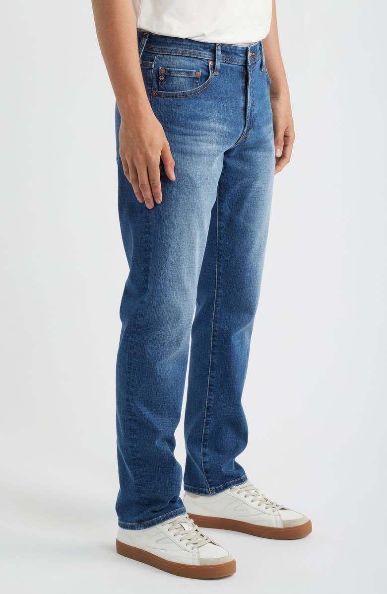 AG Slim Straight Leg Jeans, Alternate, color, Grove