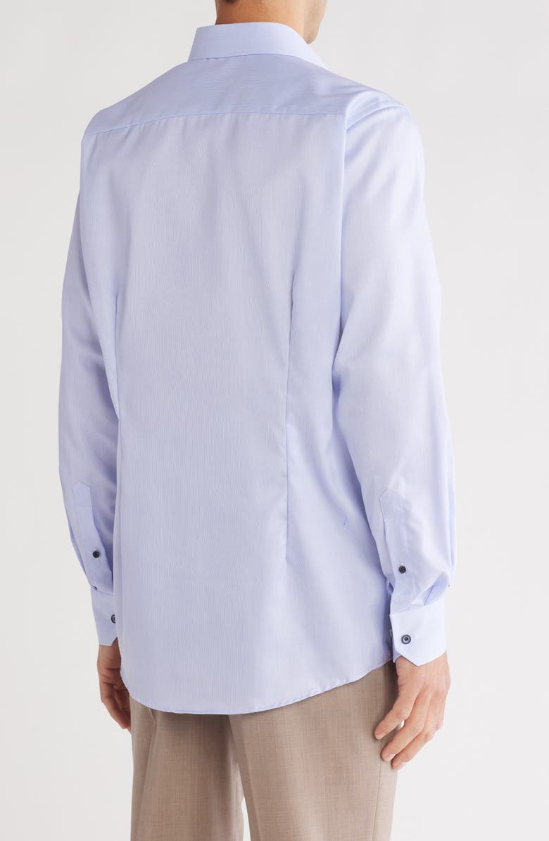 Eton Contemporary Fit Stripe Cotton Dress Shirt, Alternate, color, 