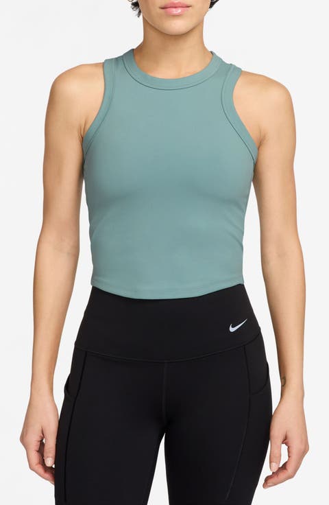 One Fitted Dri-FIT Cropped Tank Top