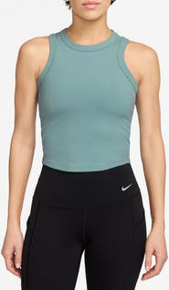 Nike One Fitted Dri-FIT Cropped Tank Top