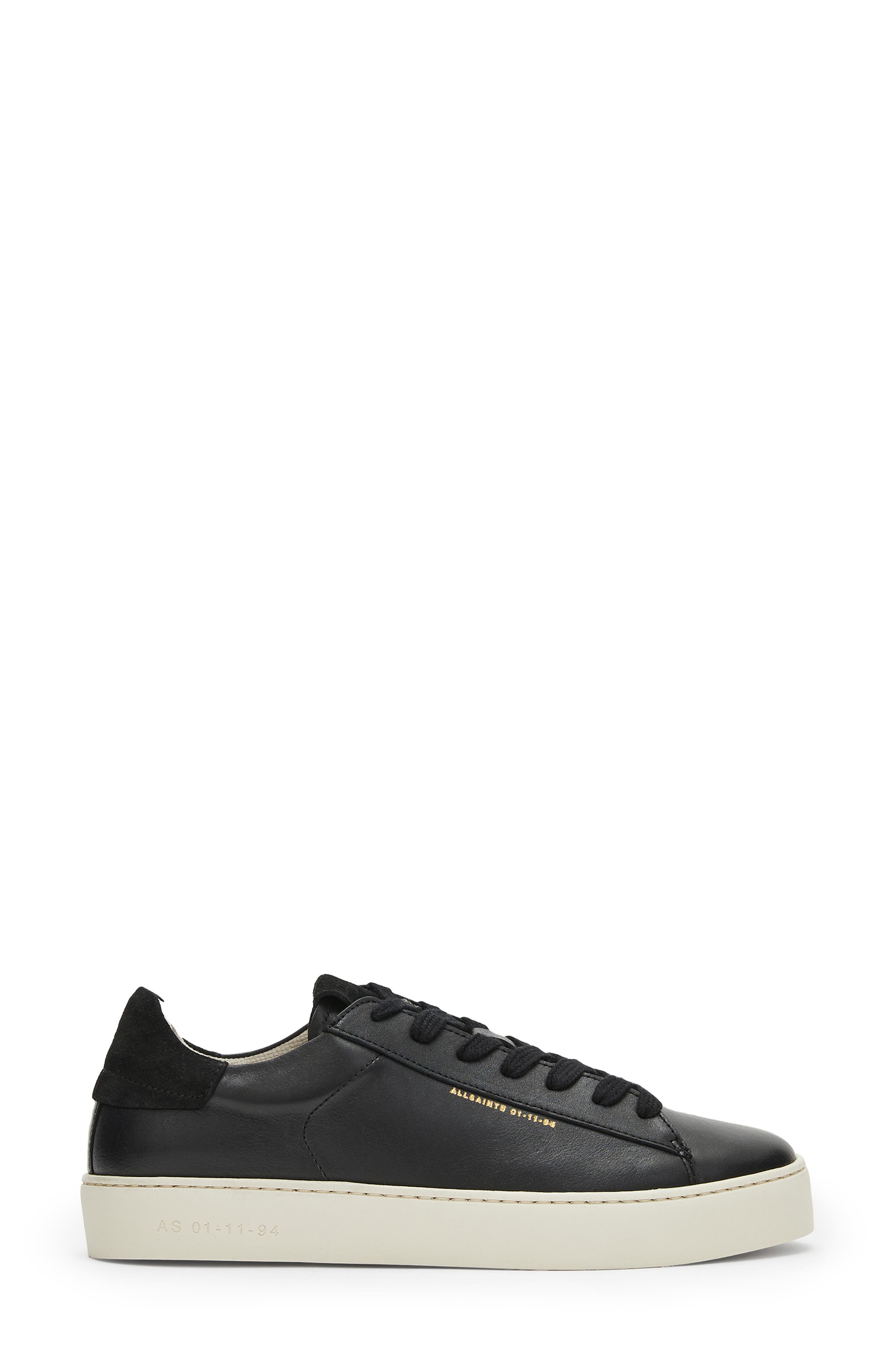 AllSaints Shana Sneaker, Alternate, color, Black