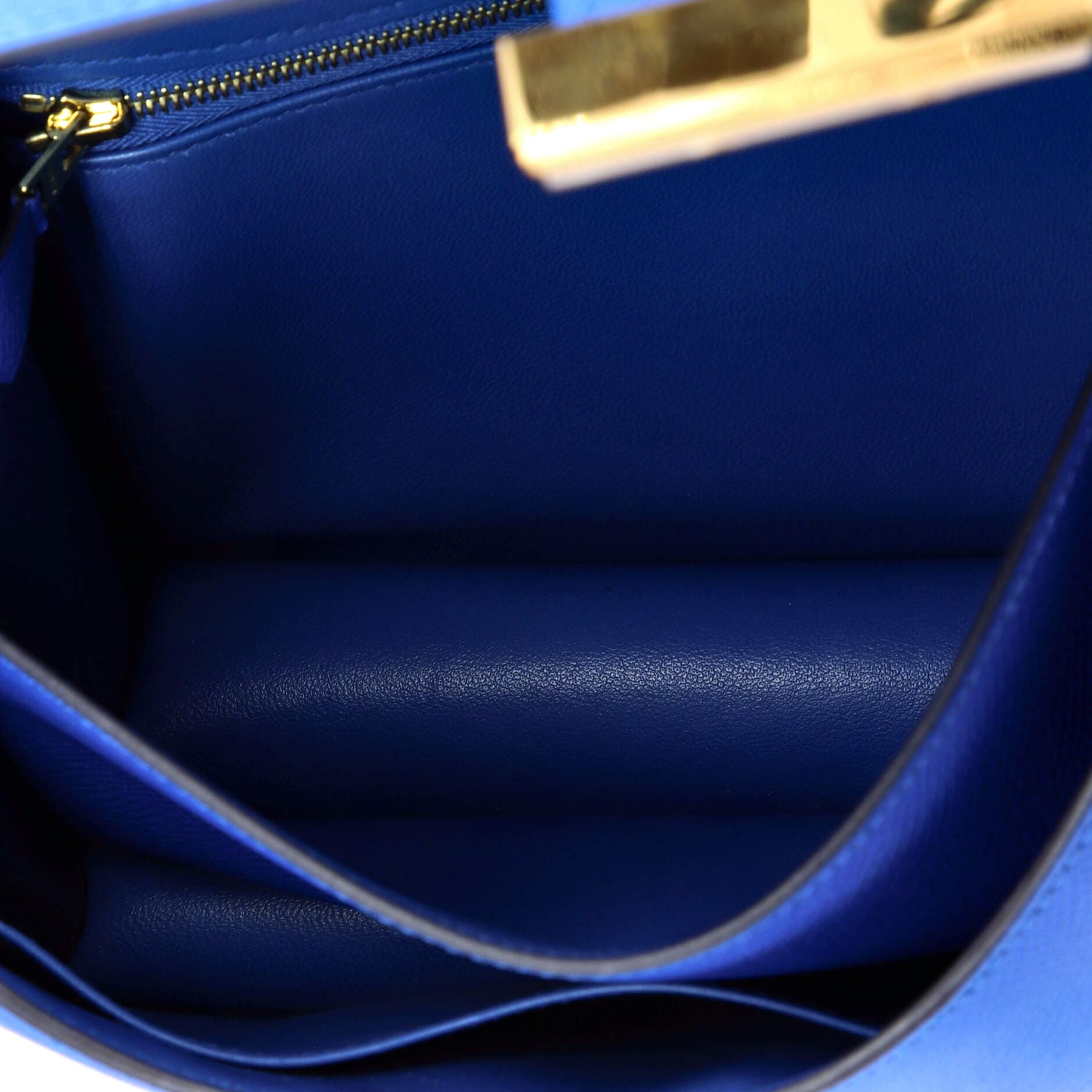 Pre-Owned Hermes Constance Bag Epsom 23, Alternate, color, Bleu Zellige