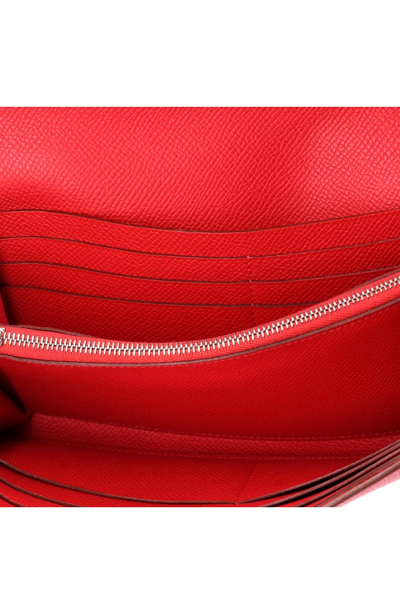 Pre-Owned Hermes Kelly Wallet Epsom Long, Alternate, color, Bougainvillier