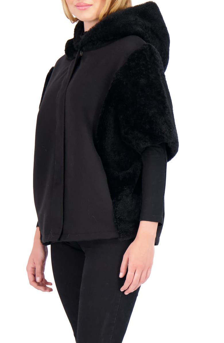 GORSKI Short Sleeves Cashmere Jacket, Alternate, color, Black