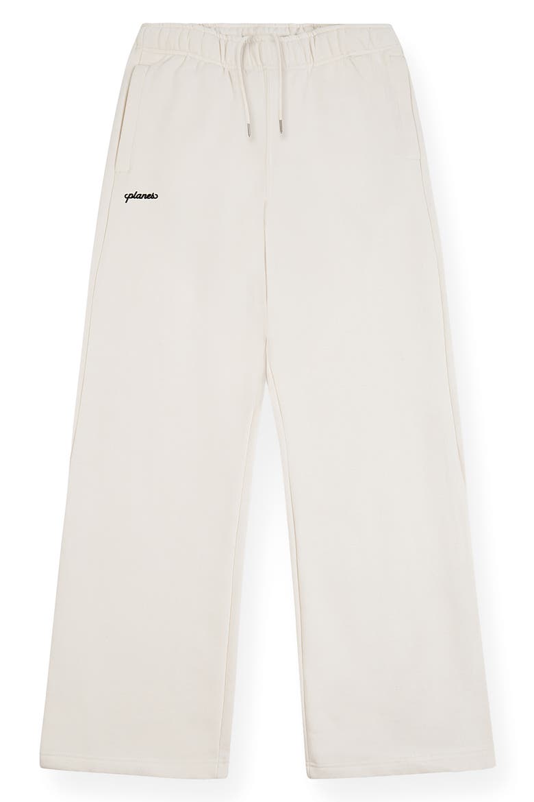 Script Weld Logo Open Hem Sweatpants, Main, color, OATMEAL