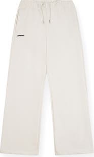 PAPER PLANES Script Weld Logo Open Hem Sweatpants