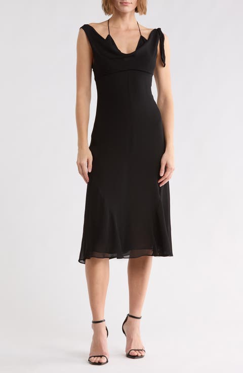 Abigail Cowl Neck Dress
