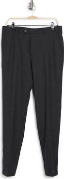 Original Penguin Charcoal Grey Birdseye Stretch Suit Pants