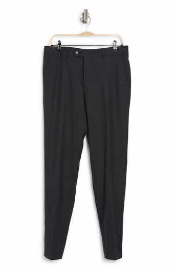 Charcoal Grey Birdseye Stretch Suit Pants
