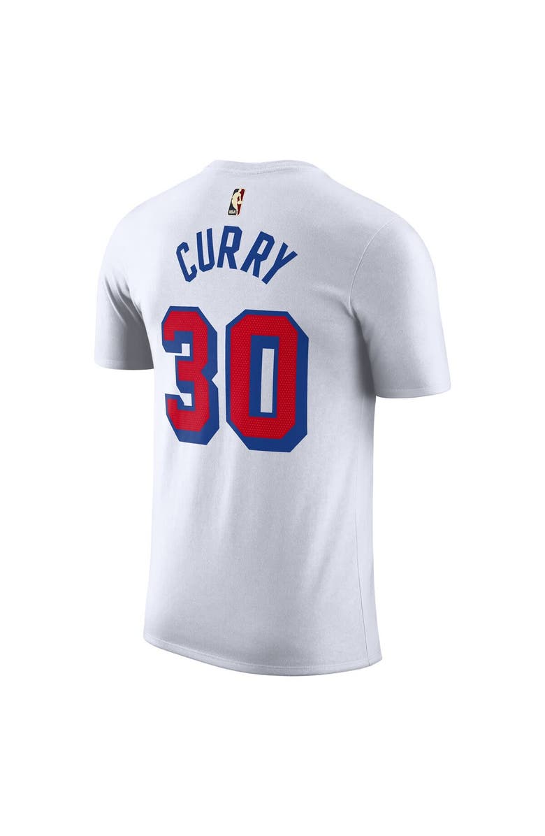 Nike Men's Nike Stephen Curry White Golden State Warriors Classic Edition Name & Number T-Shirt, Alternate, color, 