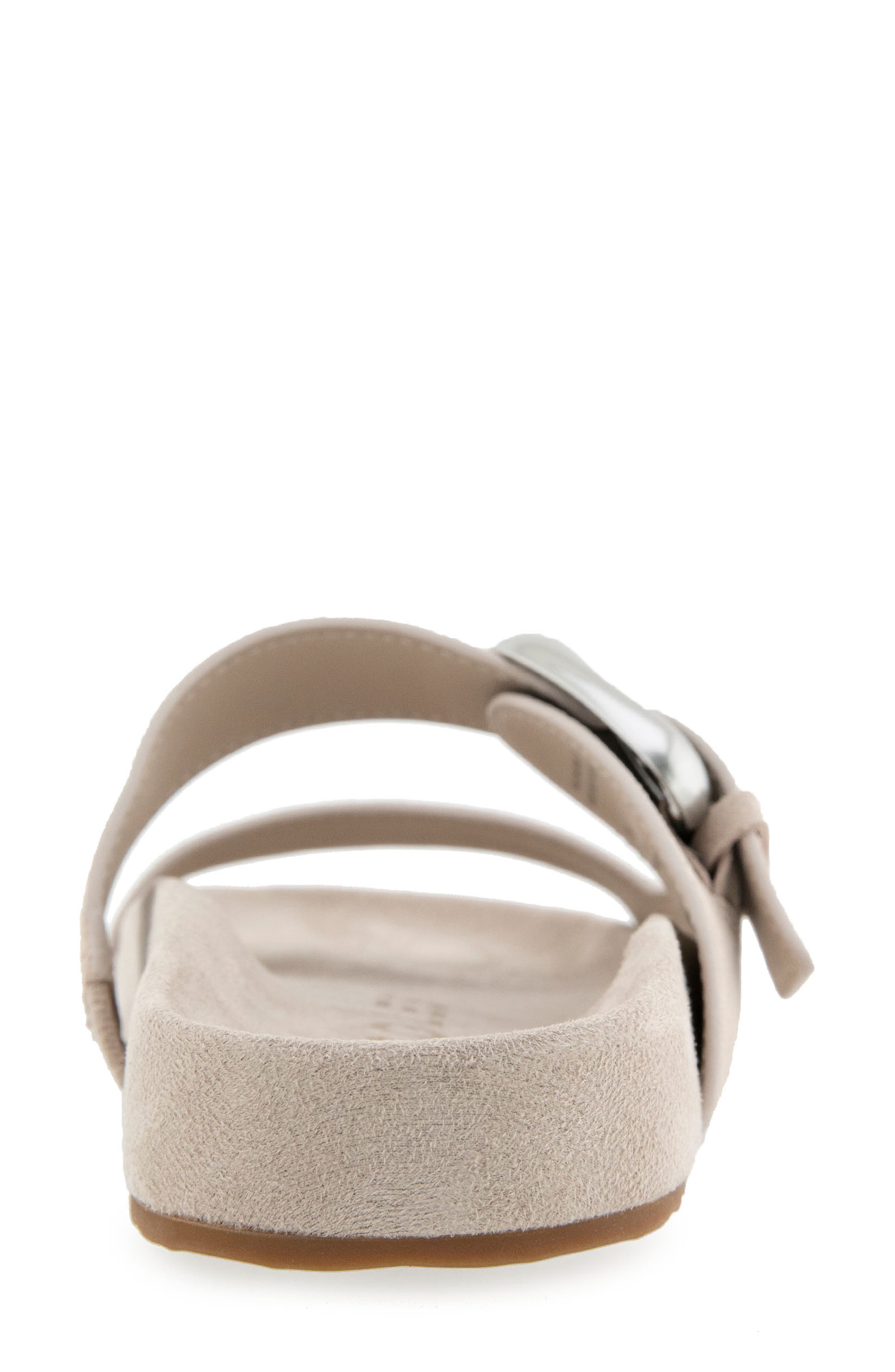 Lemon Flatform Slide Sandal, Alternate, color, STONE SUEDE