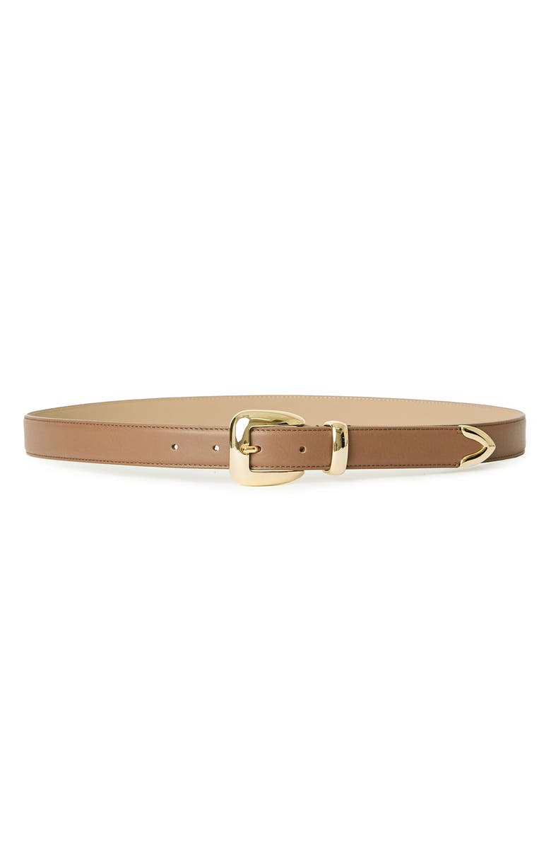 B-Low the Belt Duke Leather Belt, Main, color, Walnut Gold