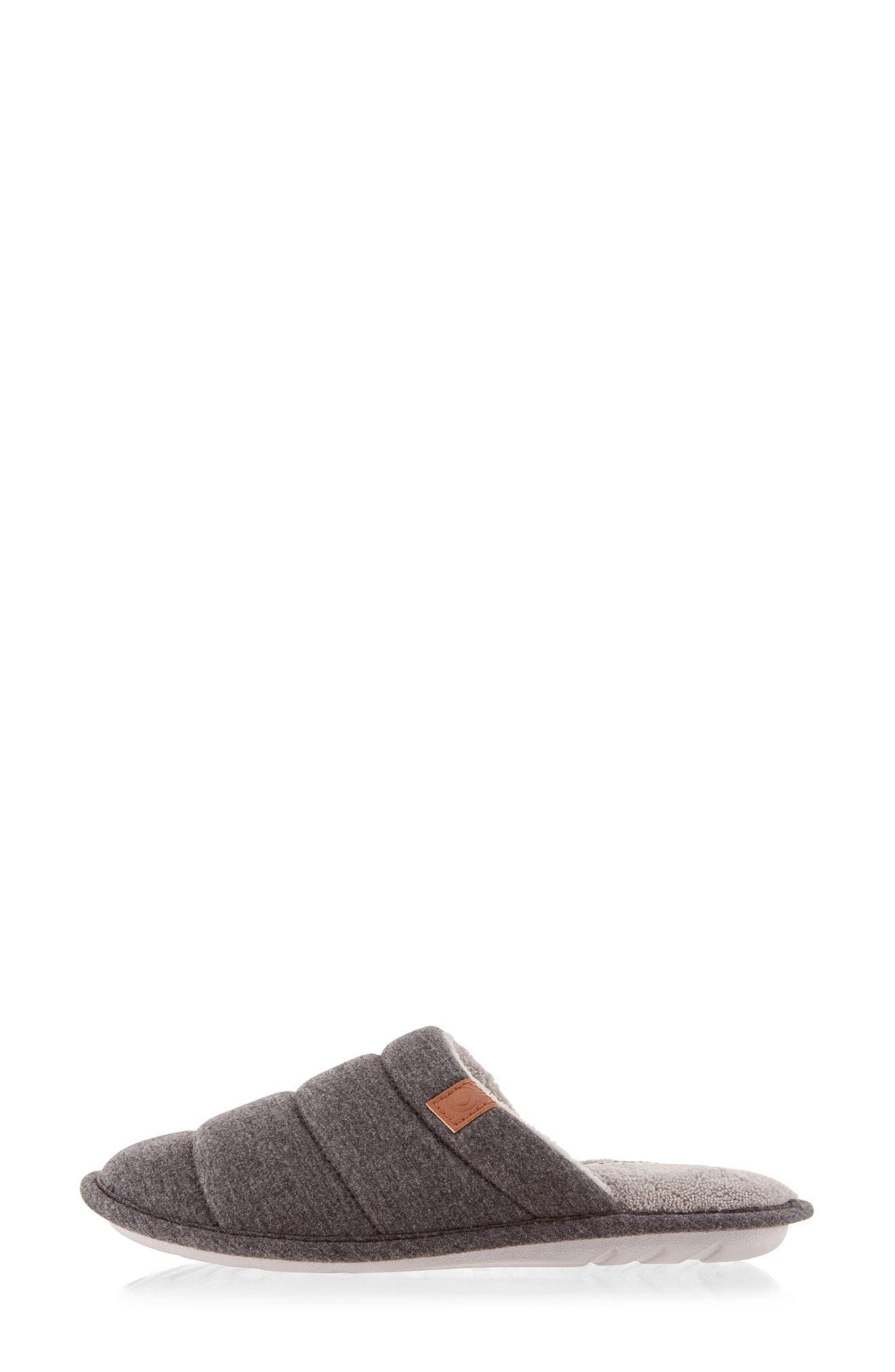FLOOPI Katie Terry Knit Scuff Slipper, Alternate, color, Charcoal