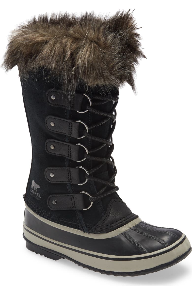 SOREL Joan of Arctic Faux Fur Waterproof Snow Boot, Main, color,