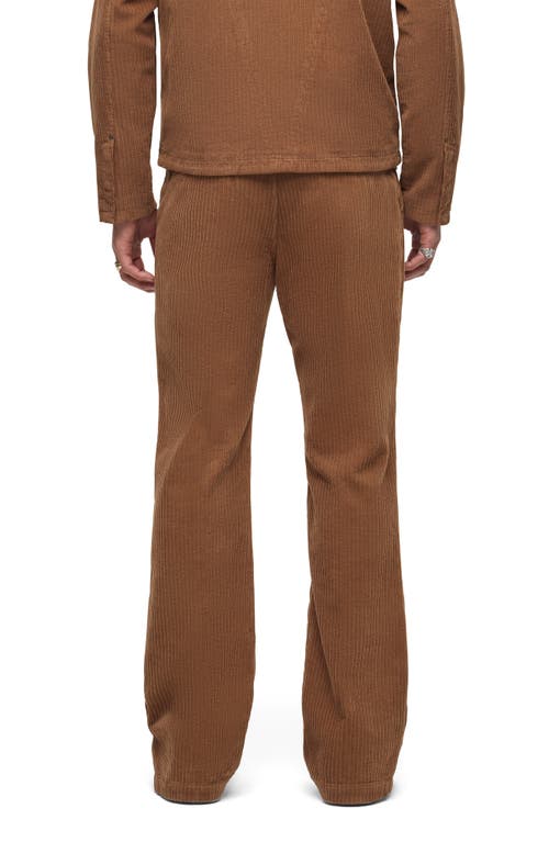 Hudson Jeans Walker Cotton Trouser Pants In Brown