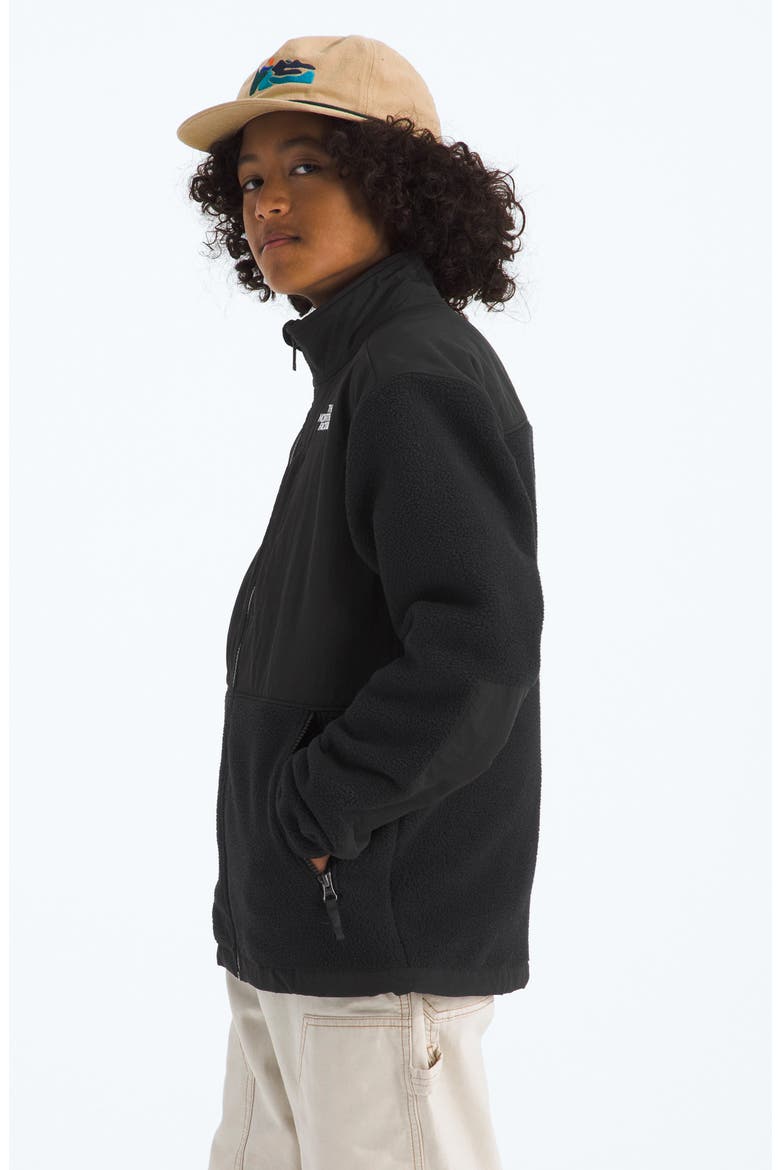 Kids' Denali Water Repellent Fleece Jacket, Alternate, color, TNF BLACK