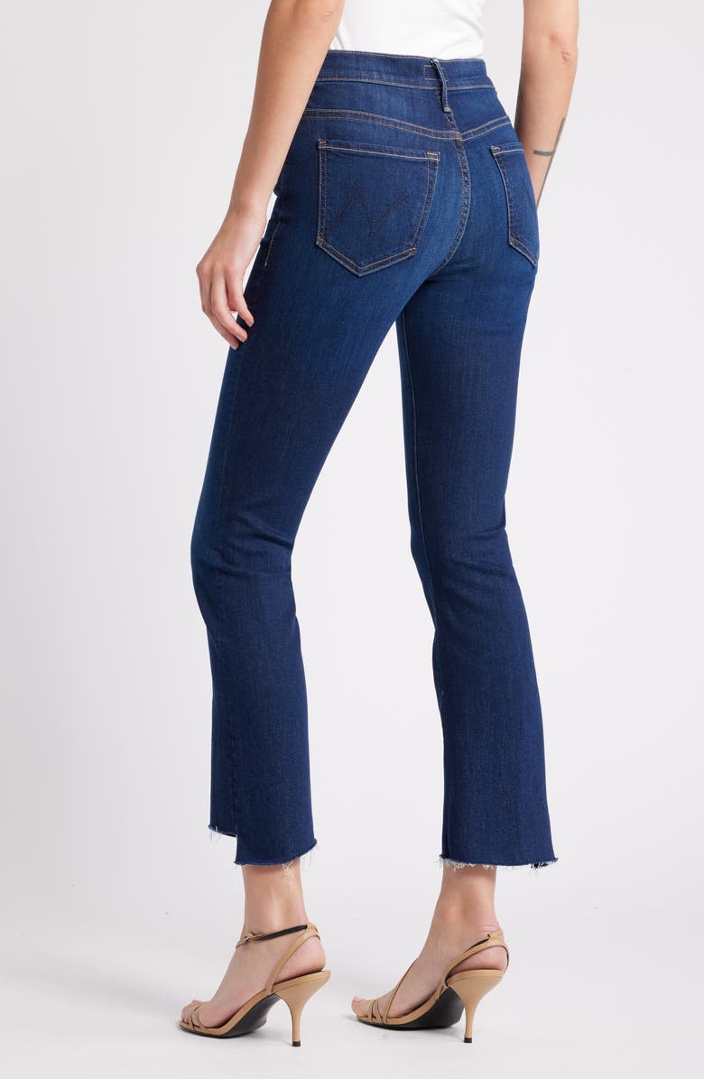 MOTHER The Insider Step Hem Crop Bootcut Jeans, Alternate, color, Off Limits
