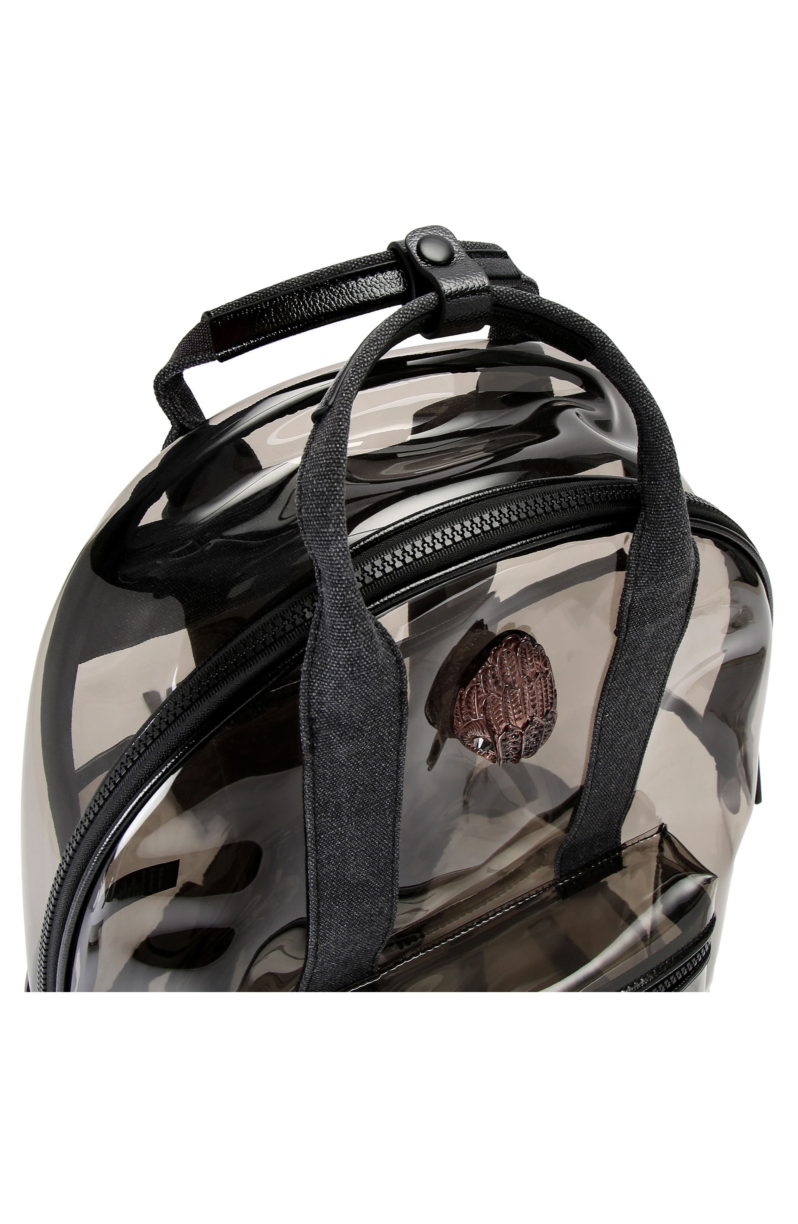 Kurt Geiger London Large Kensington Clear Backpack, Alternate, color, Black