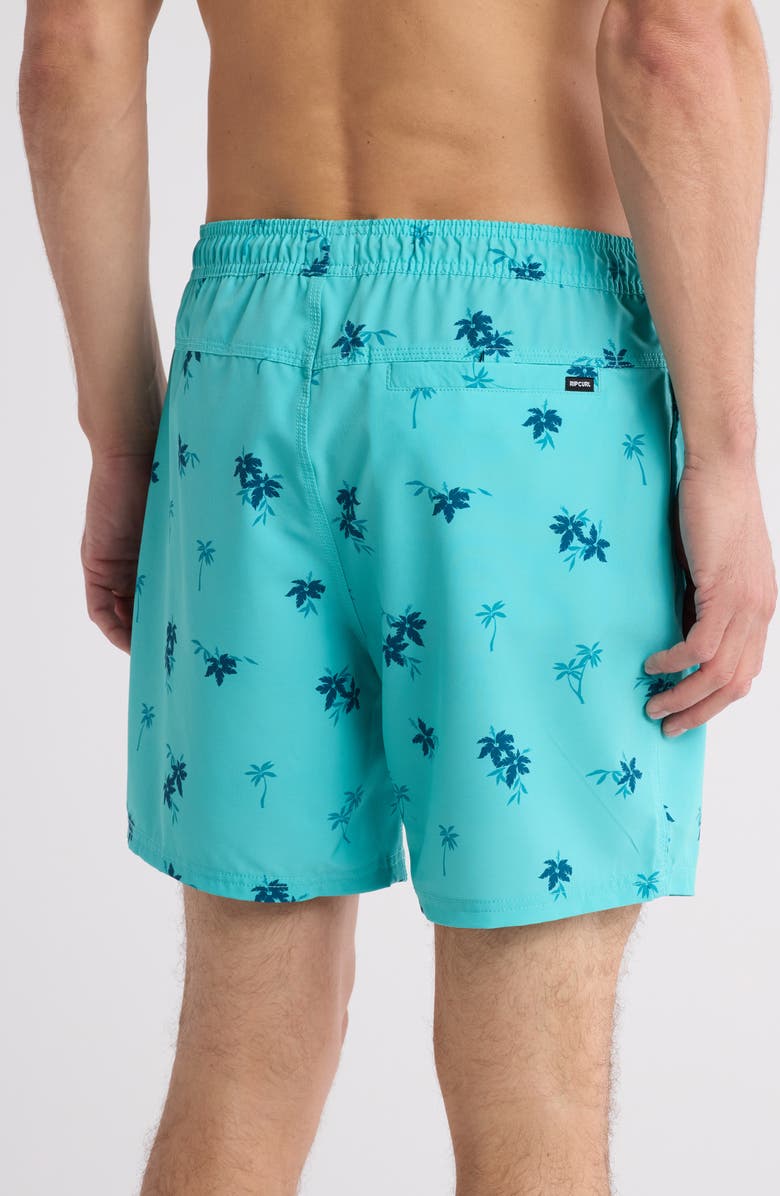 Rip Curl Party Volley Swim Shorts, Alternate, color, Aqua