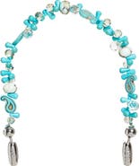 ossa Crystal Paisley Wrist Strap for iPhone Case